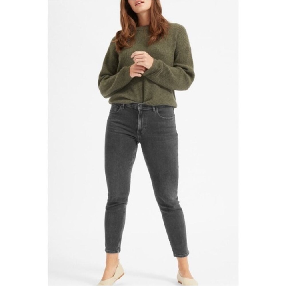 Everlane Womens Light Black High Rise Skinny Jeans Size 26